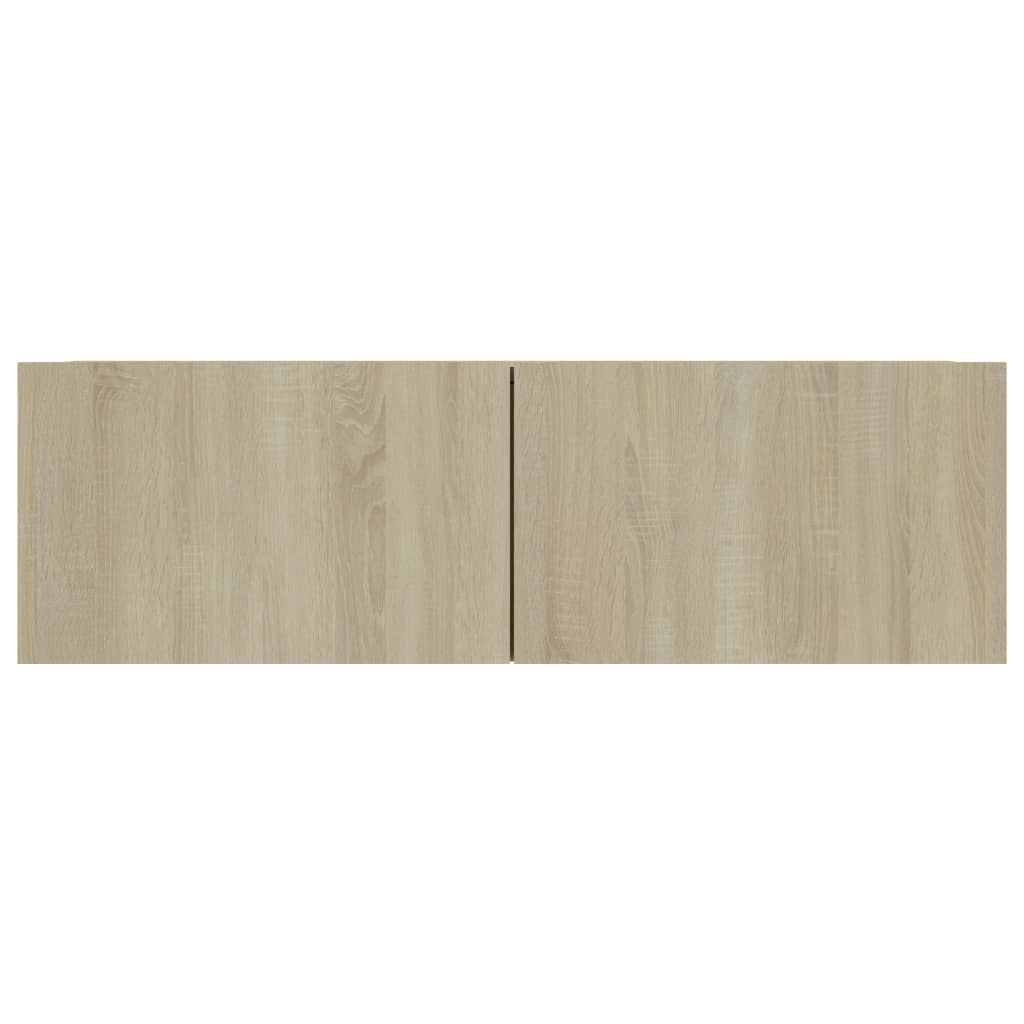 4 db sonoma-tölgyszínű forgácslap tv-szekrény 100 x 30 x 30 cm 4 db sonoma-tölgyszínű forgácslap tv-szekrény 100 x 30 x 30 cm