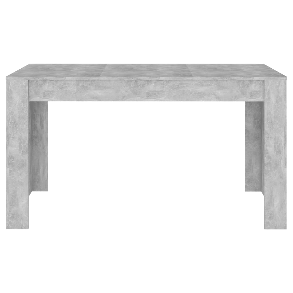 Betonszürke forgácslap étkezőasztal 140 x 74,5 x 76 cm Betonszürke forgácslap étkezőasztal 140 x 74,5 x 76 cm
