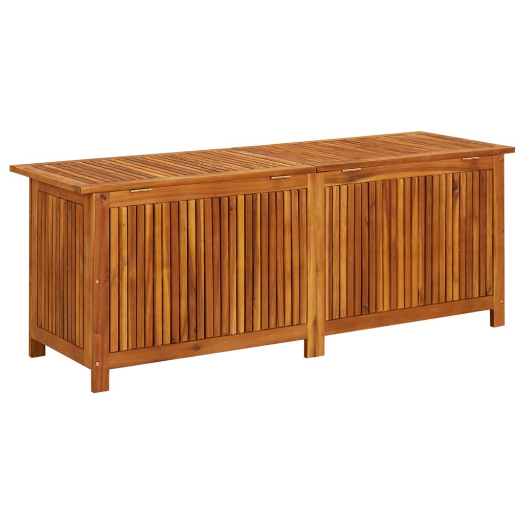 Tömör akácfa kerti tárolóláda 150 x 50 x 58 cm Tömör akácfa kerti tárolóláda 150 x 50 x 58 cm