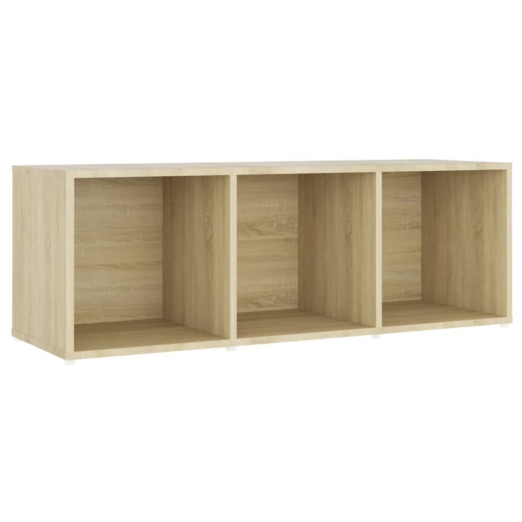 2 db sonoma-tölgyszínű forgácslap tv-szekrény 107 x 35 x 37 cm