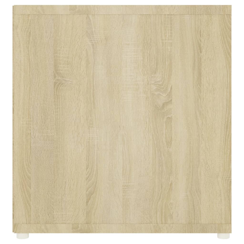 2 db sonoma-tölgyszínű forgácslap tv-szekrény 107 x 35 x 37 cm