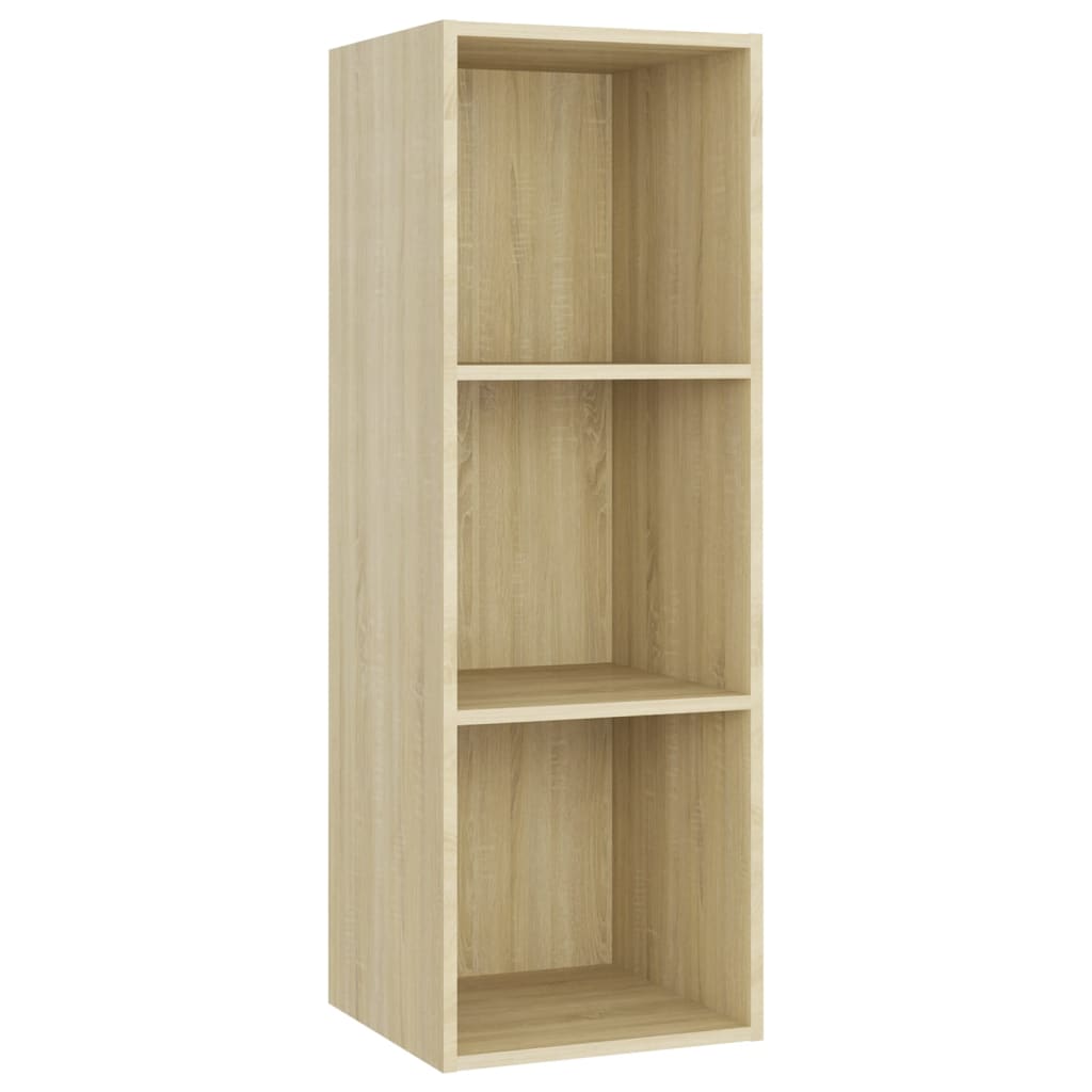 2 db sonoma-tölgyszínű forgácslap tv-szekrény 107 x 35 x 37 cm