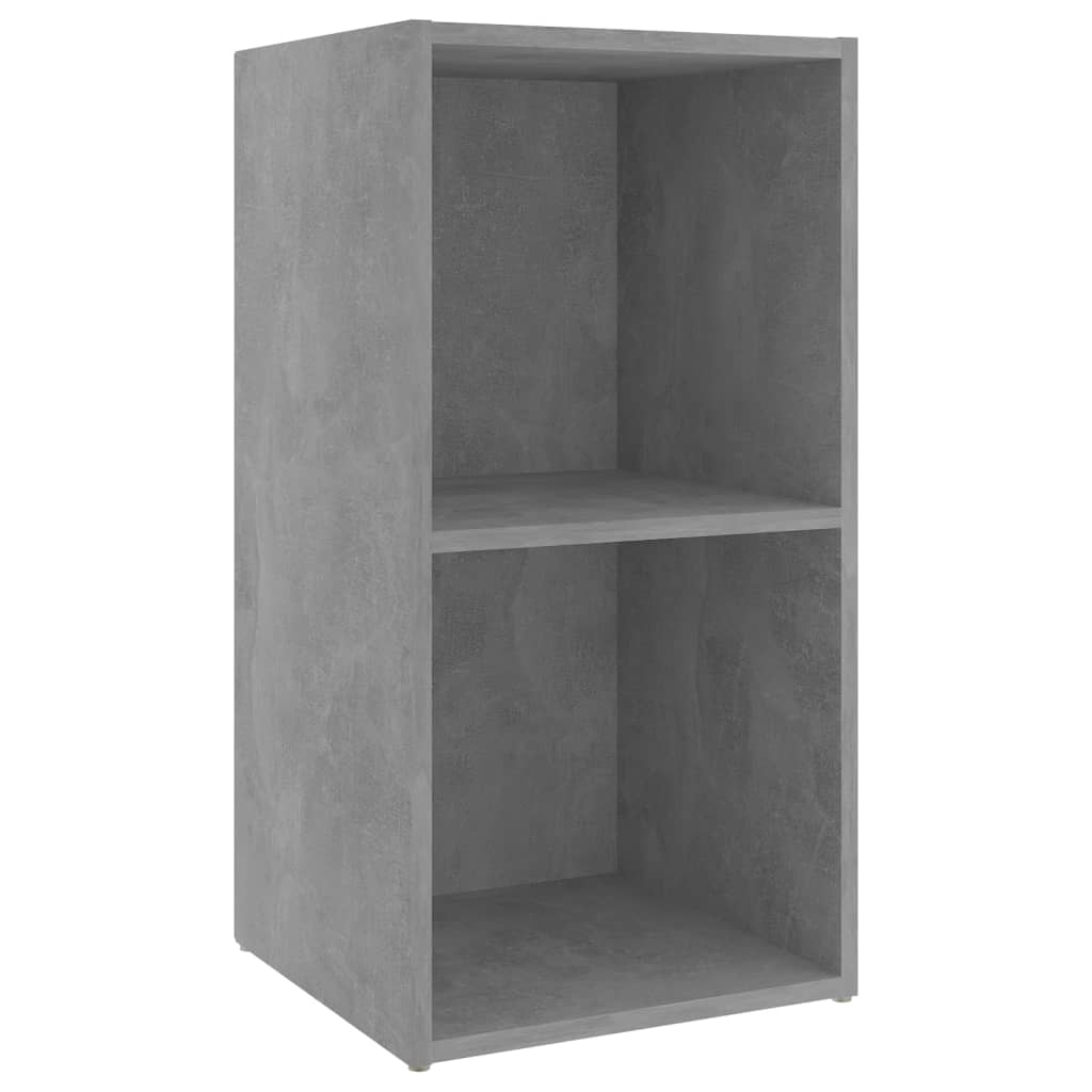 4 db betonszürke forgácslap tv-szekrény 72 x 35 x 36,5 cm