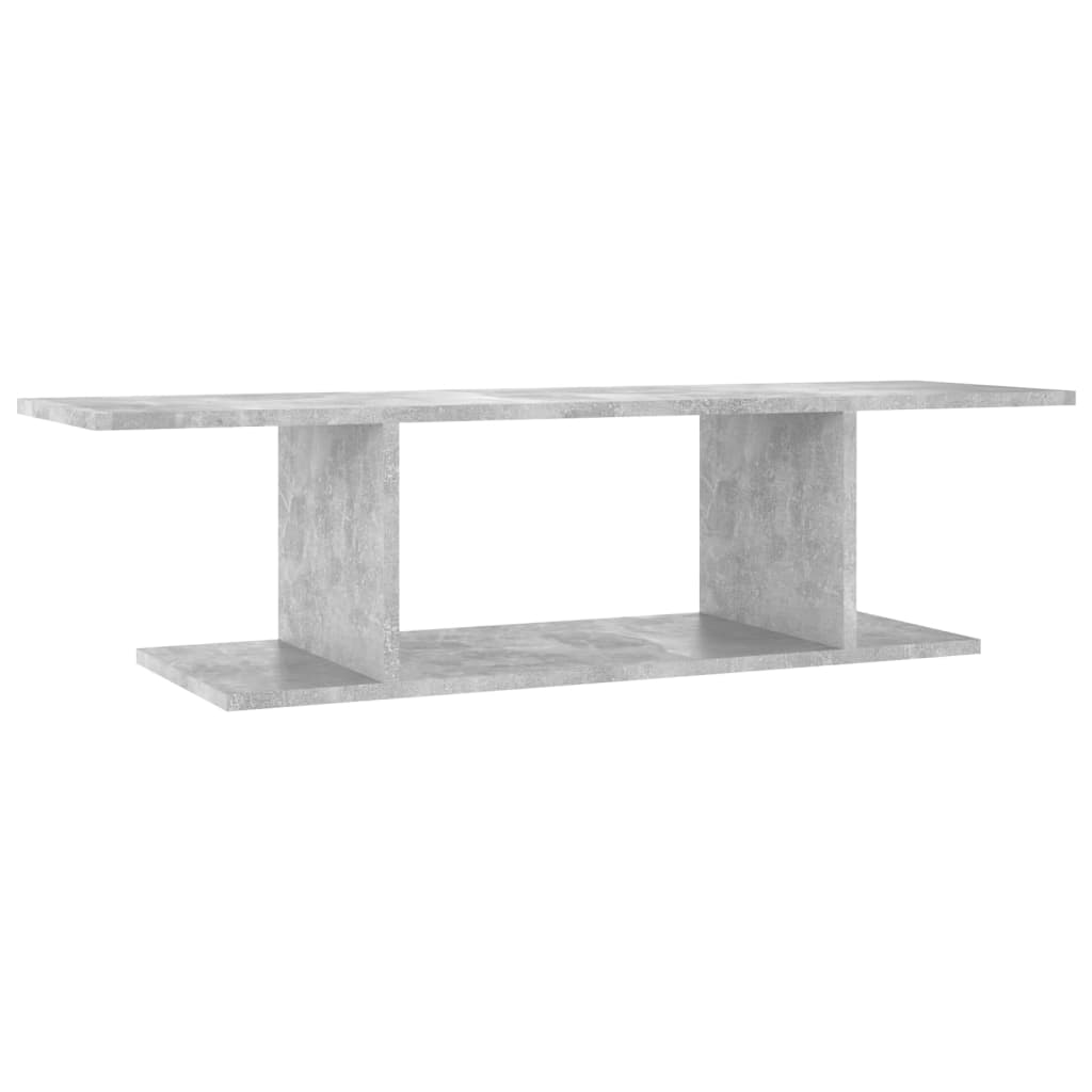 Betonszürke falra szerelhető tv-szekrény 103 x 30 x 26,5 cm