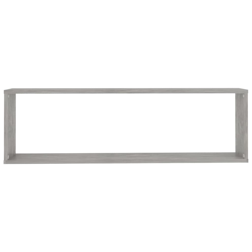 2 db betonszürke forgácslap fali polc 100 x 15 x 30 cm 2 db betonszürke forgácslap fali polc 100 x 15 x 30 cm