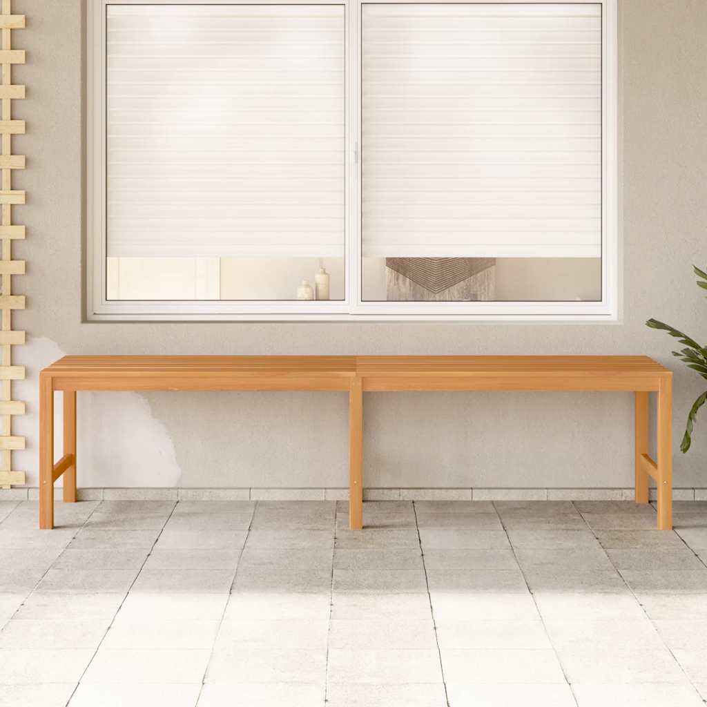 Tömör tíkfa kerti pad 180 cm