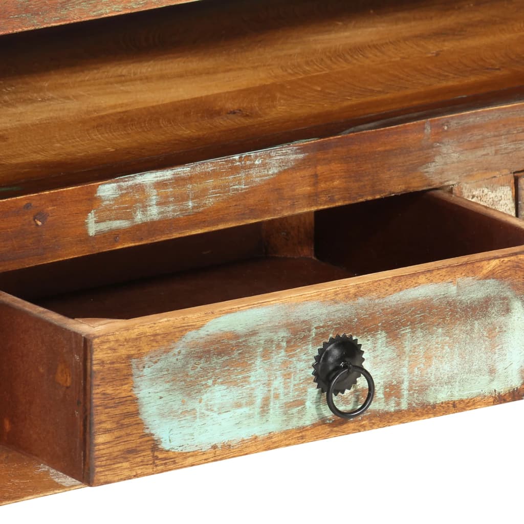 Többszínű tömör újrahasznosított fa tv-szekrény 110x30x40 cm Többszínű tömör újrahasznosított fa tv-szekrény 110x30x40 cm