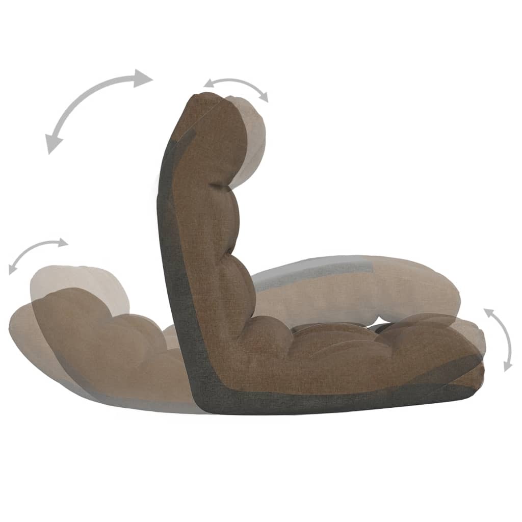 Barna összecsukható szövet matracszék