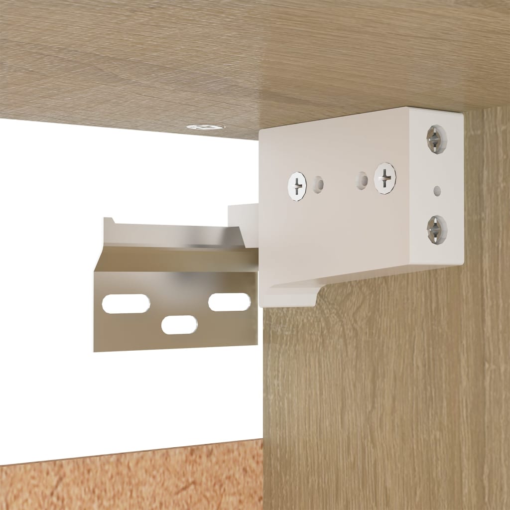 Sonoma-tölgyszínű forgácslap ruhásszekrény 70 x 32,5 x 35 cm