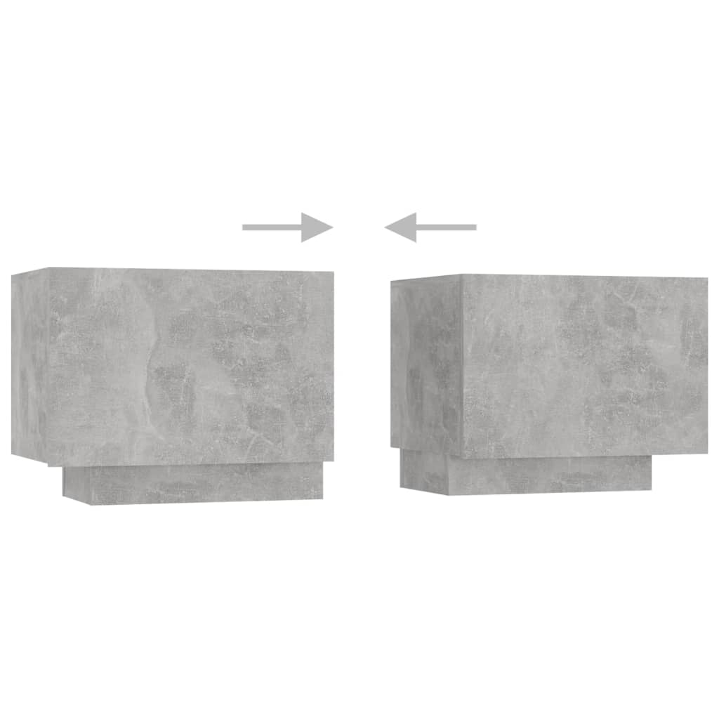 Betonszürke tv-szekrény led-lámpákkal 260 x 35 x 40 cm Betonszürke tv-szekrény led-lámpákkal 260 x 35 x 40 cm