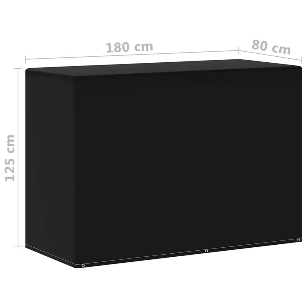 2 db gázgrilltakaró 6 fűzőlyukkal 180 x 80 x 125 cm