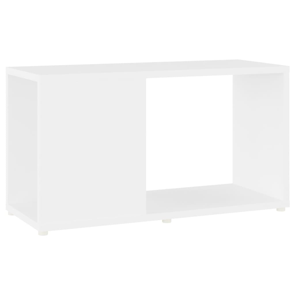 Fehér forgácslap tv-szekrény 60 x 24 x 32 cm Fehér forgácslap tv-szekrény 60 x 24 x 32 cm