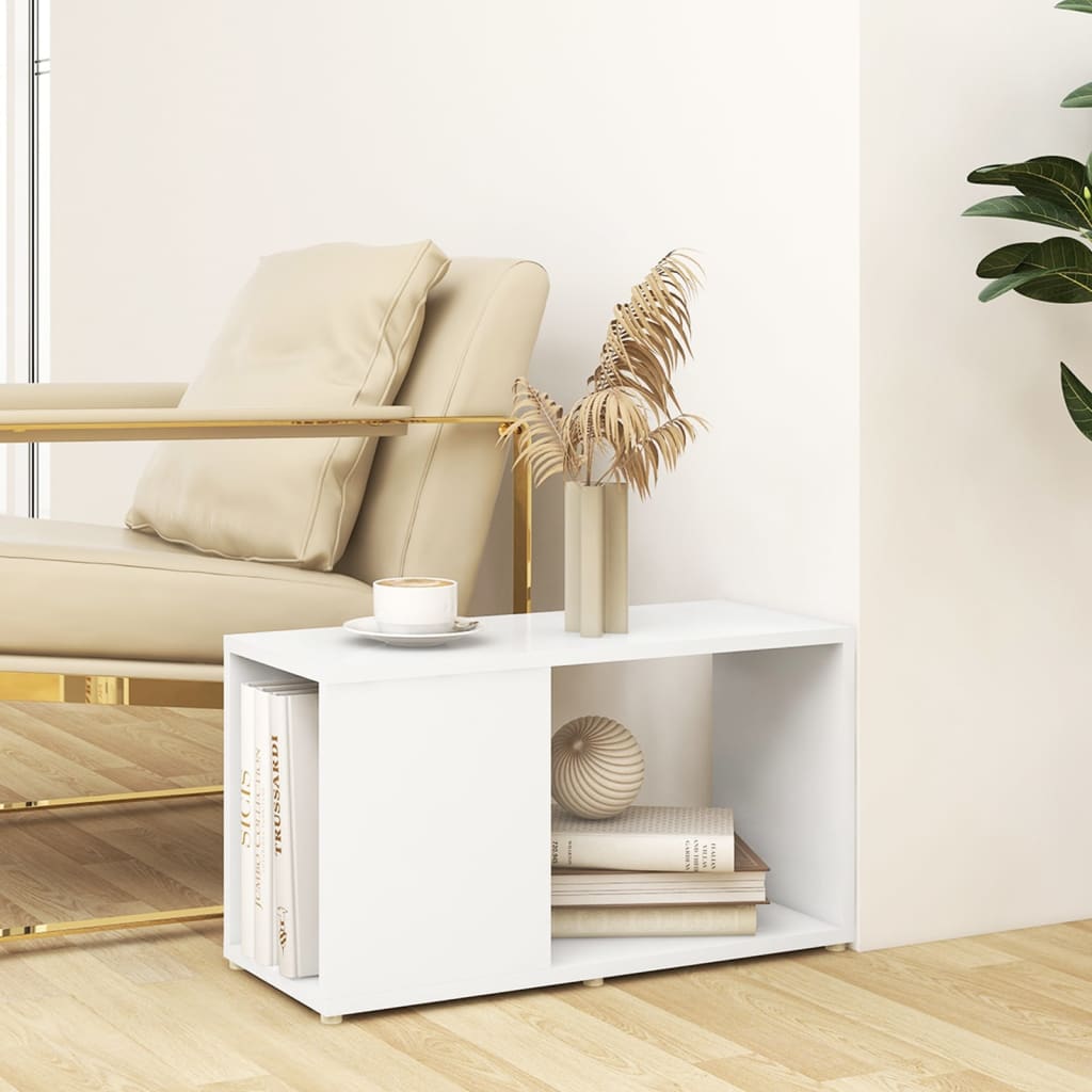 Fehér forgácslap tv-szekrény 60 x 24 x 32 cm Fehér forgácslap tv-szekrény 60 x 24 x 32 cm