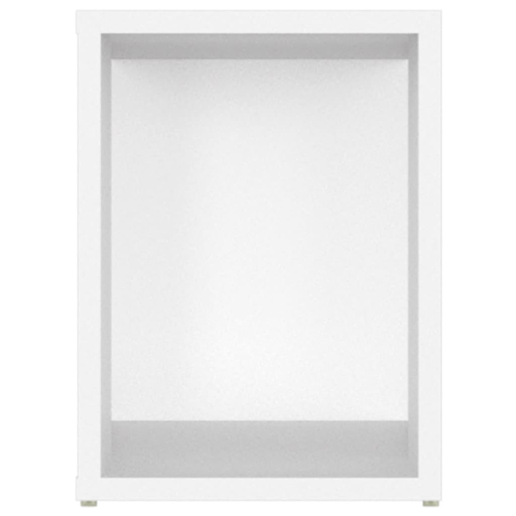 Fehér forgácslap tv-szekrény 80 x 24 x 32 cm