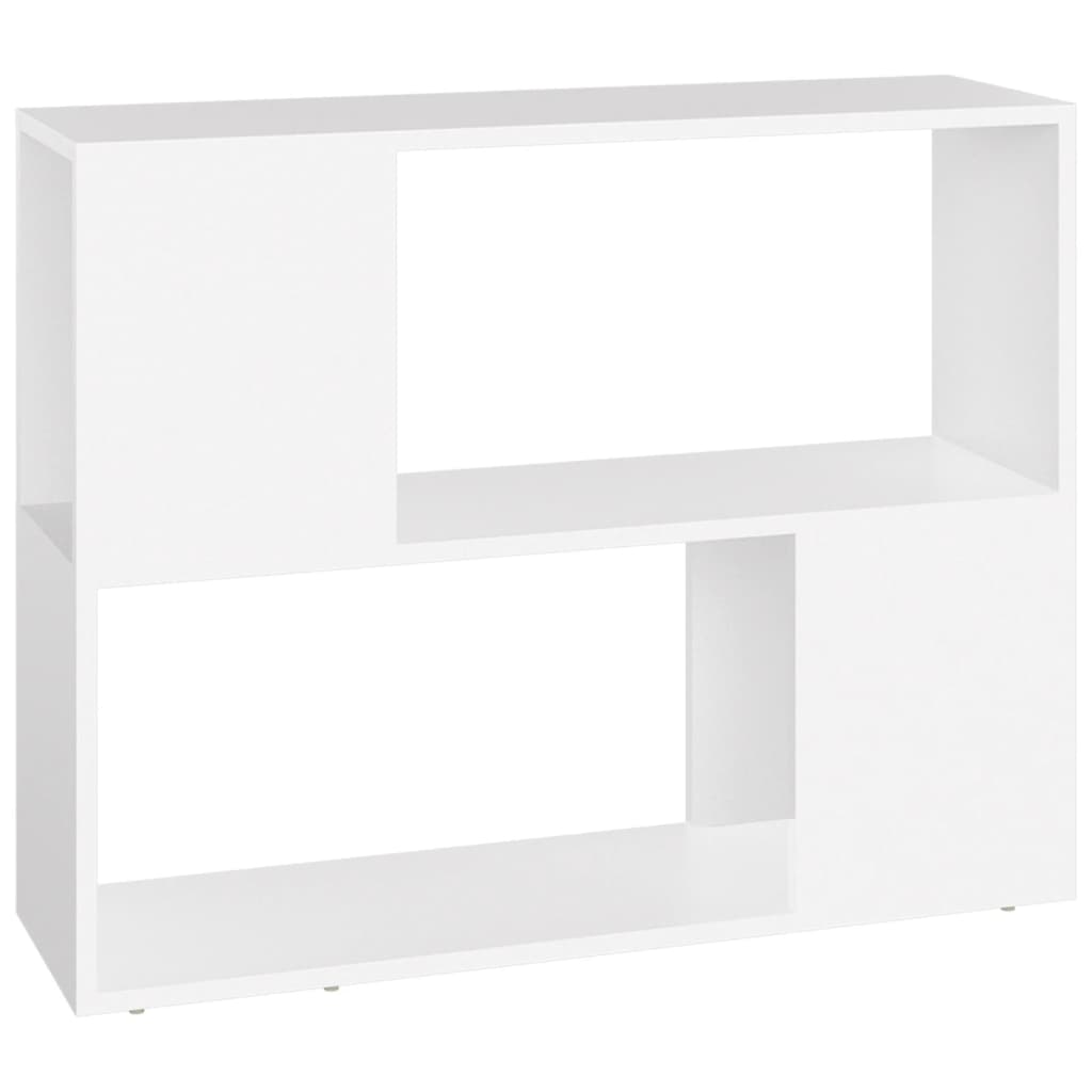 Fehér forgácslap tv-szekrény 80 x 24 x 63 cm