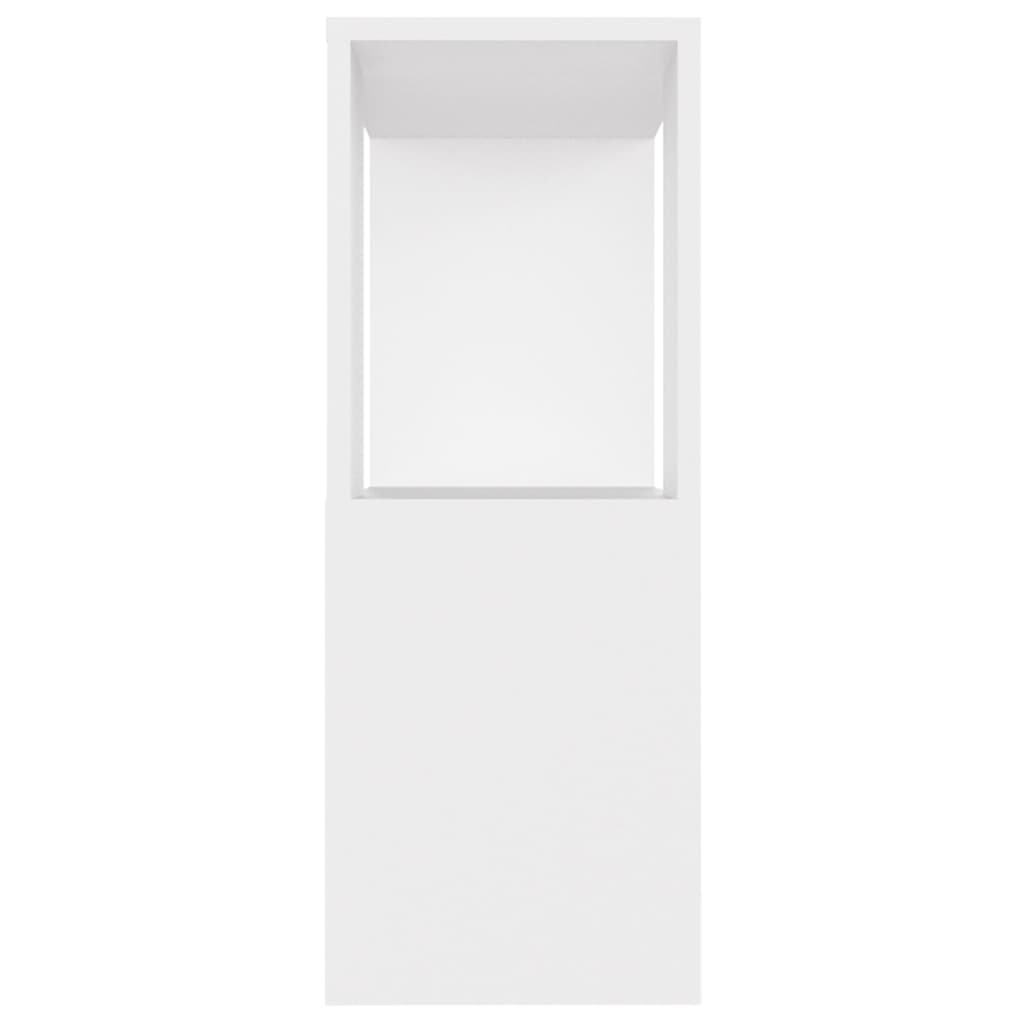 Fehér forgácslap tv-szekrény 80 x 24 x 63 cm