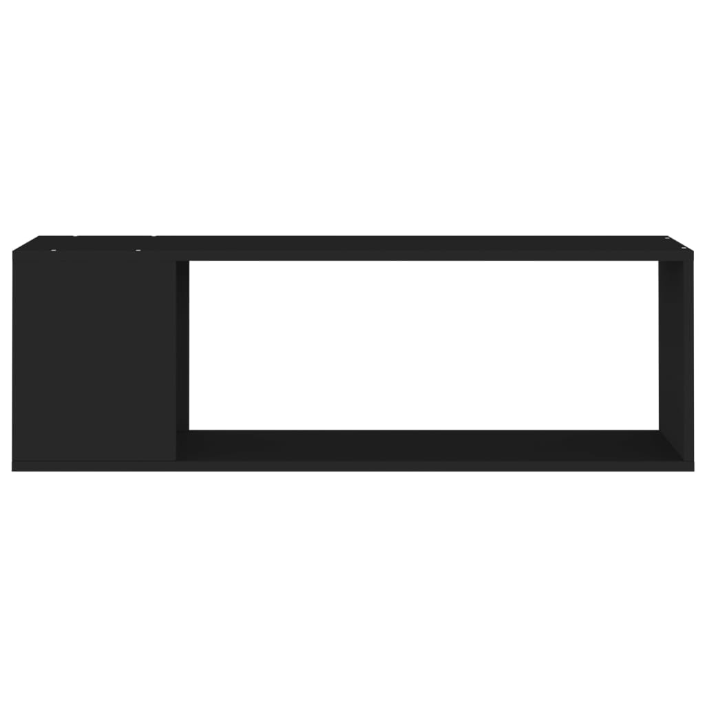 Fekete forgácslap tv-szekrény 100 x 24 x 32 cm Fekete forgácslap tv-szekrény 100 x 24 x 32 cm