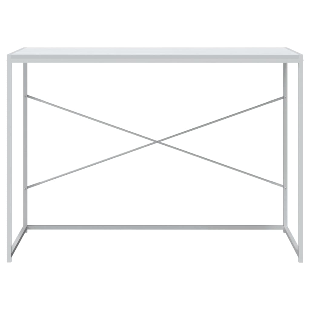 Fehér forgácslap számítógépasztal 110 x 60 x 70 cm