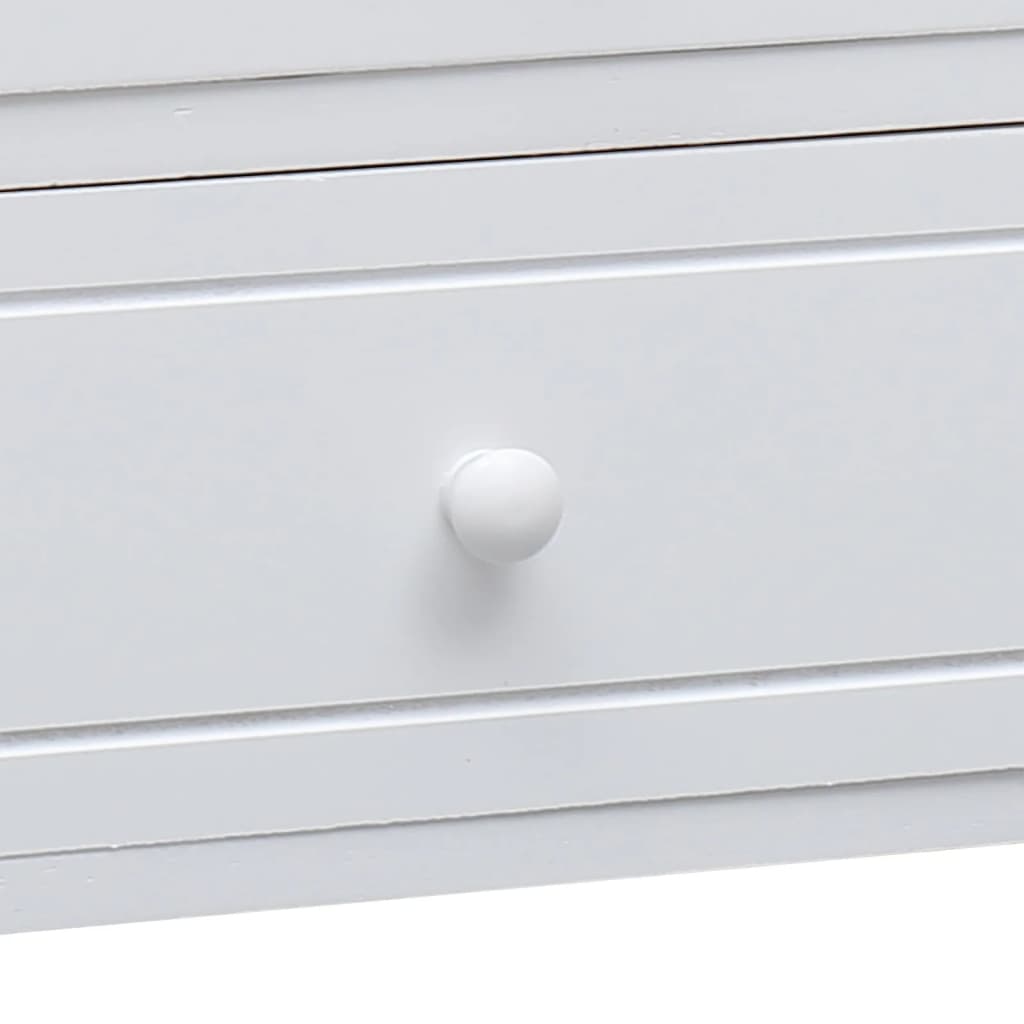 Fehér tömör császárfa tv-szekrény 108 x 30 x 40 cm Fehér tömör császárfa tv-szekrény 108 x 30 x 40 cm
