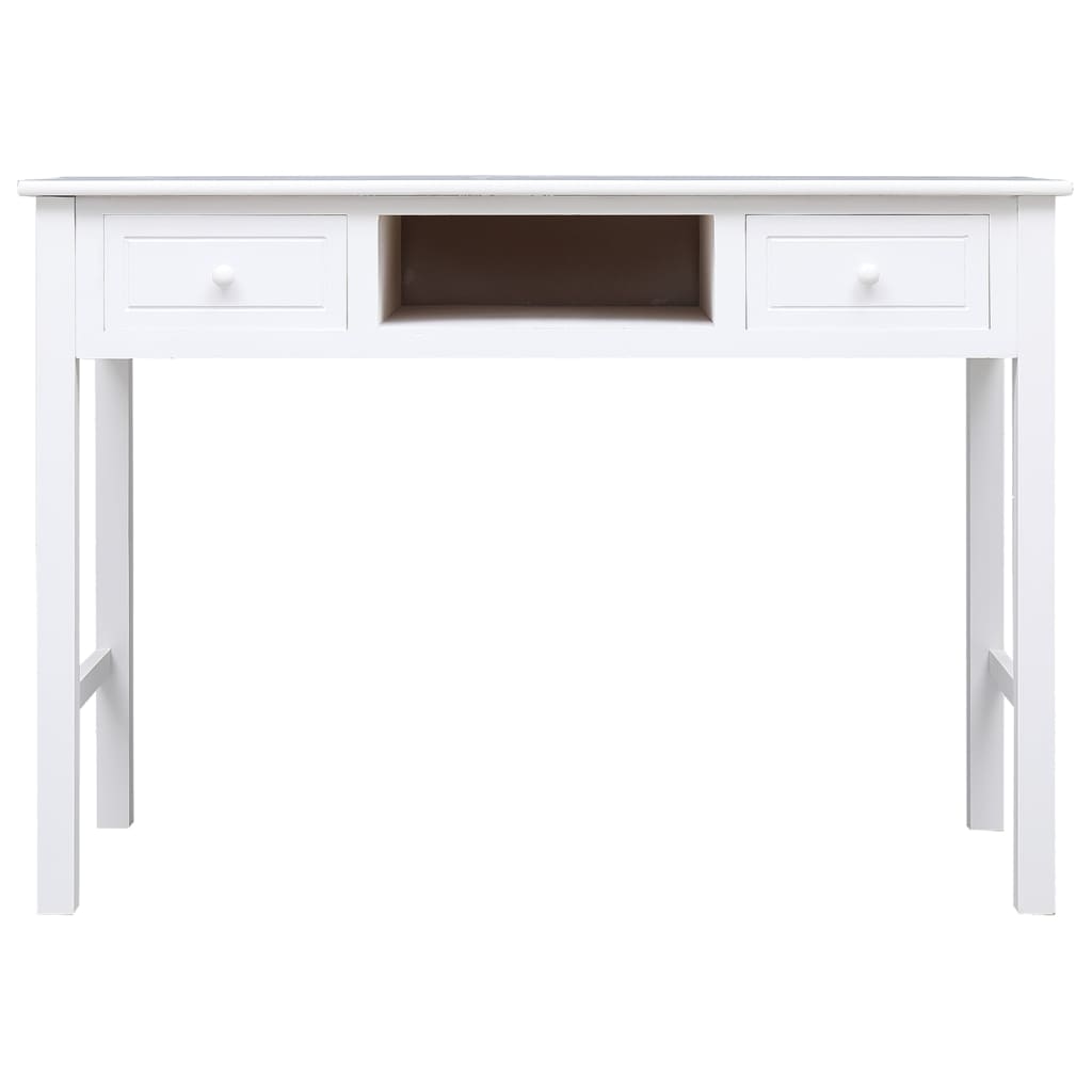 Fehér tömör császárfa íróasztal 108 x 45 x 76 cm Fehér tömör császárfa íróasztal 108 x 45 x 76 cm