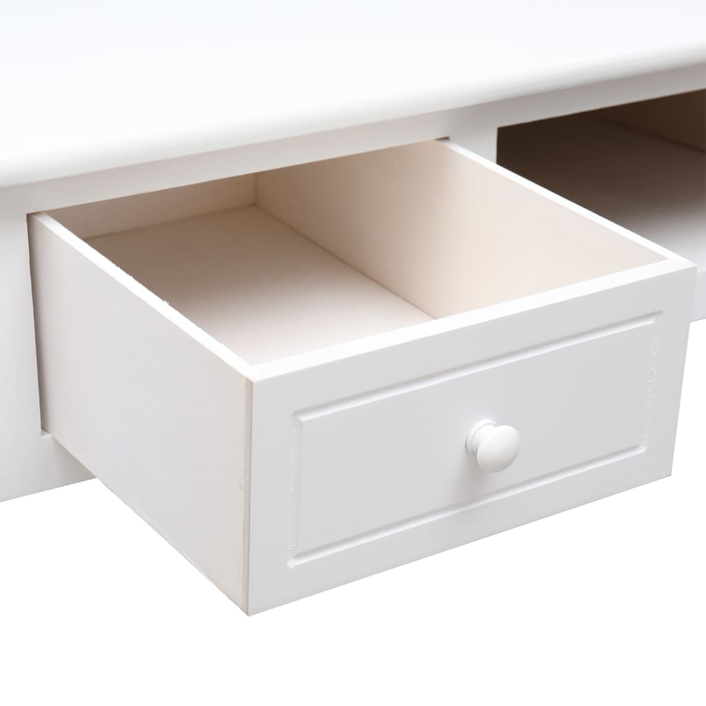 Fehér tömör császárfa íróasztal 108 x 45 x 76 cm Fehér tömör császárfa íróasztal 108 x 45 x 76 cm