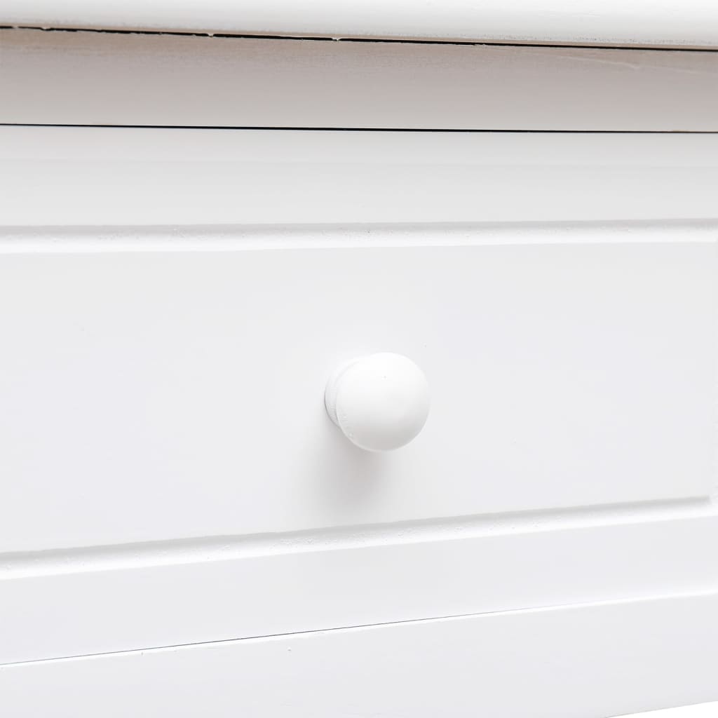 Fehér tömör császárfa íróasztal 108 x 45 x 76 cm Fehér tömör császárfa íróasztal 108 x 45 x 76 cm