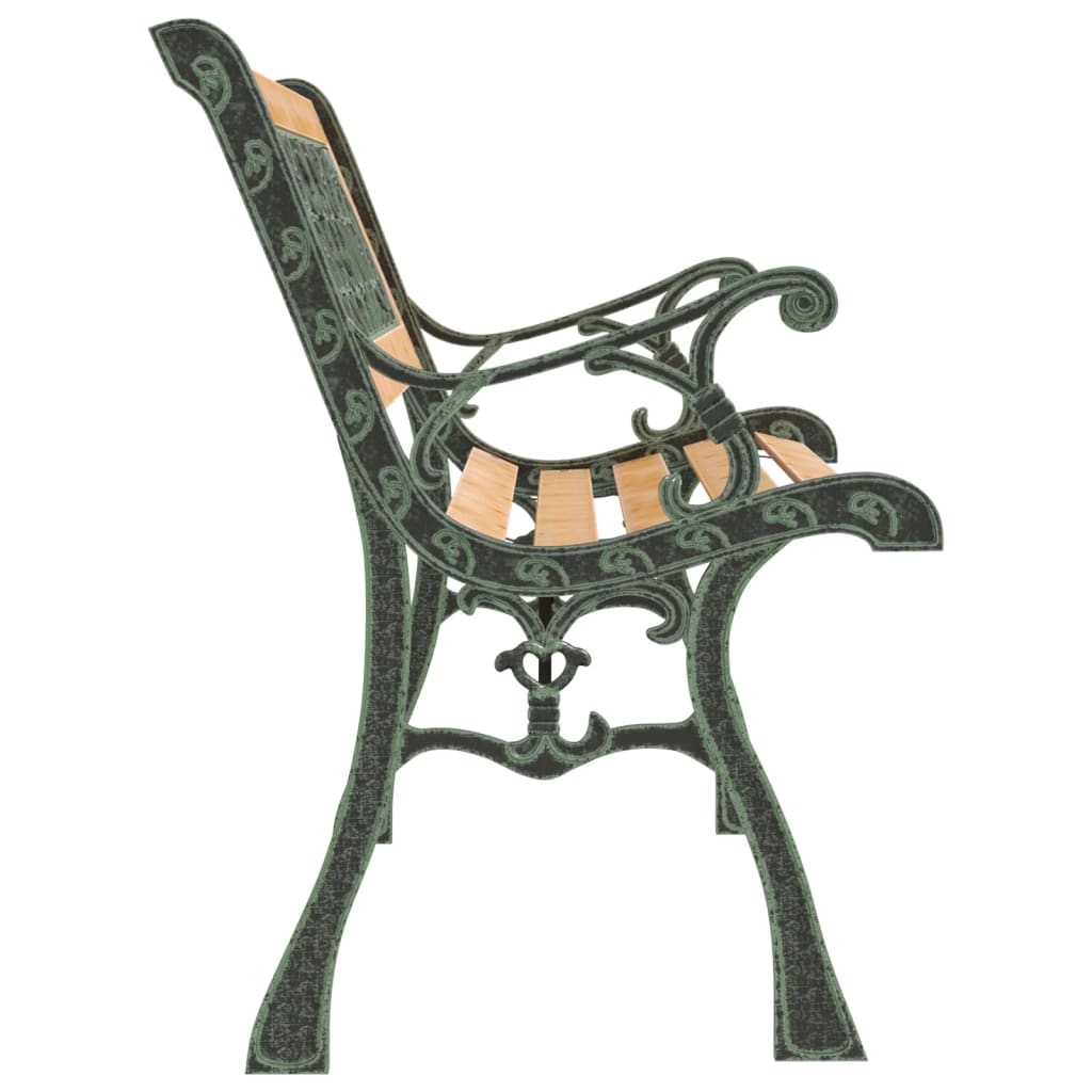 Tömör fenyőfa kerti pad 122 cm