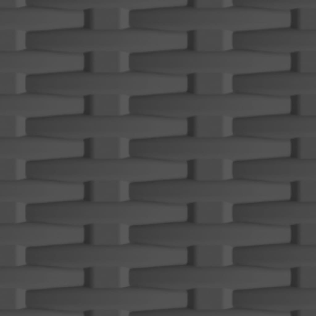 Rattanstílusú műanyag szekrény 68 x 39 x 92 cm