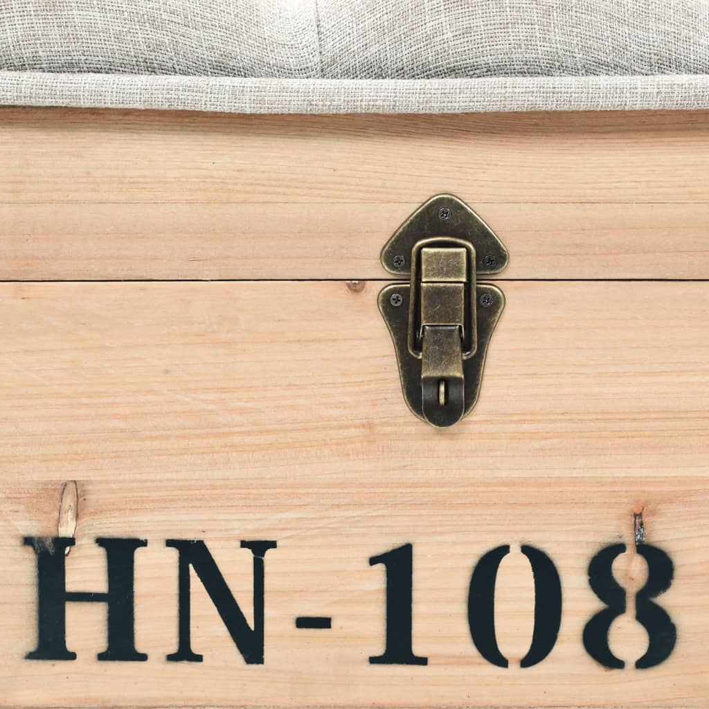 Tömör fenyőfa tárolópad 110 cm