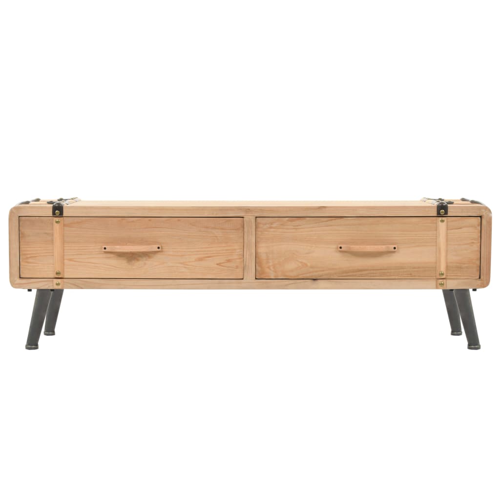 Tömör fenyőfa tv-szekrény 110 x 33 x 35 cm