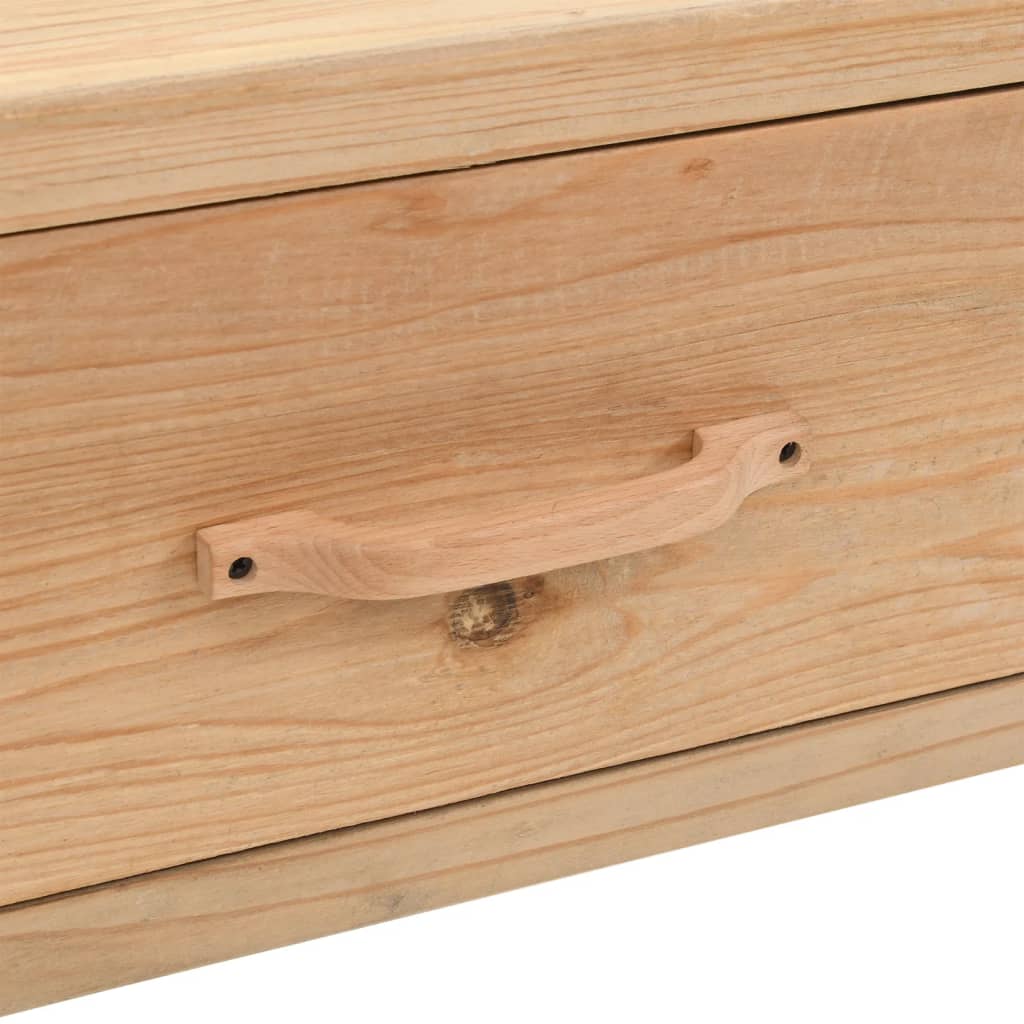 Tömör fenyőfa tv-szekrény 110 x 33 x 35 cm