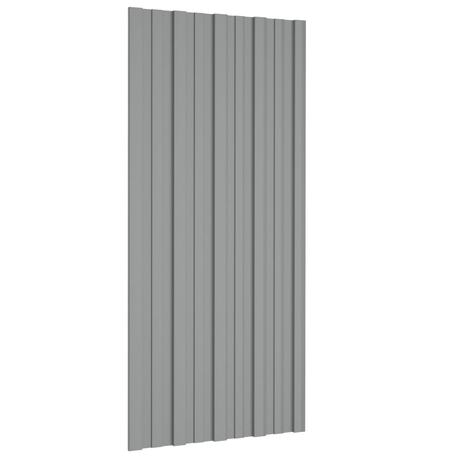 Tetőpanel 36 pcs szürke 100 x 45 cm horganyzott acél