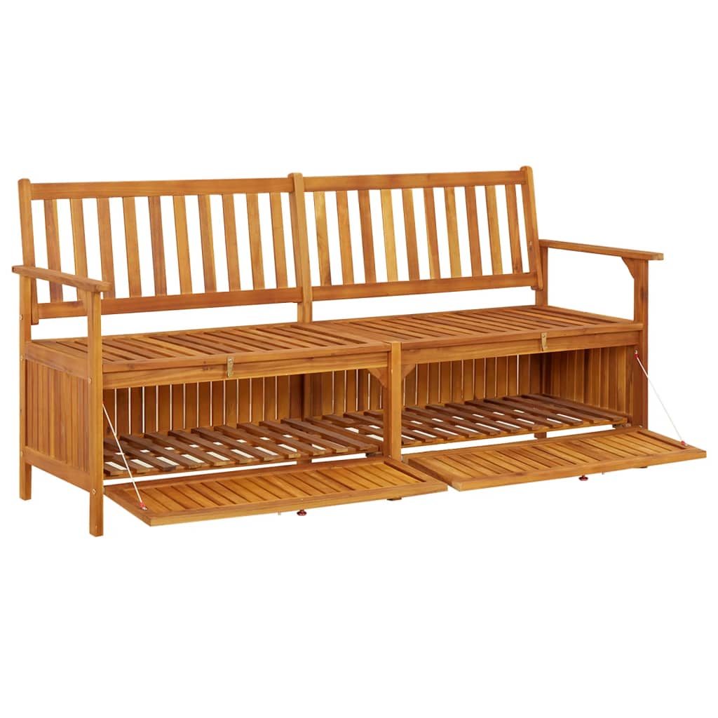 Tömör akácfa tárolópad 170 cm