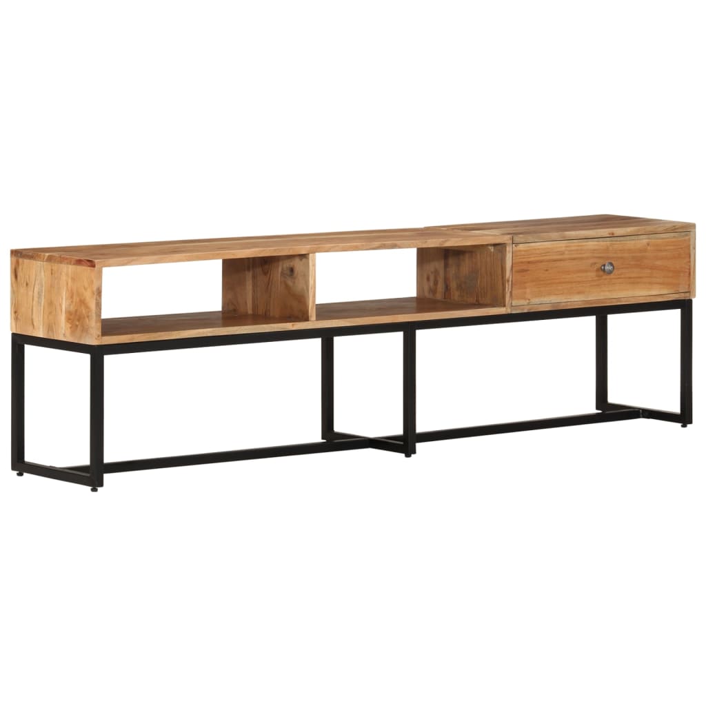 Tömör akácfa tv-szekrény 160x30x45 cm Tömör akácfa tv-szekrény 160x30x45 cm