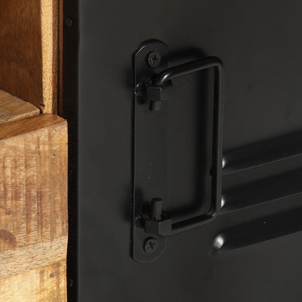 Tömör mangófa tv-szekrény 120 x 30 x 40 cm