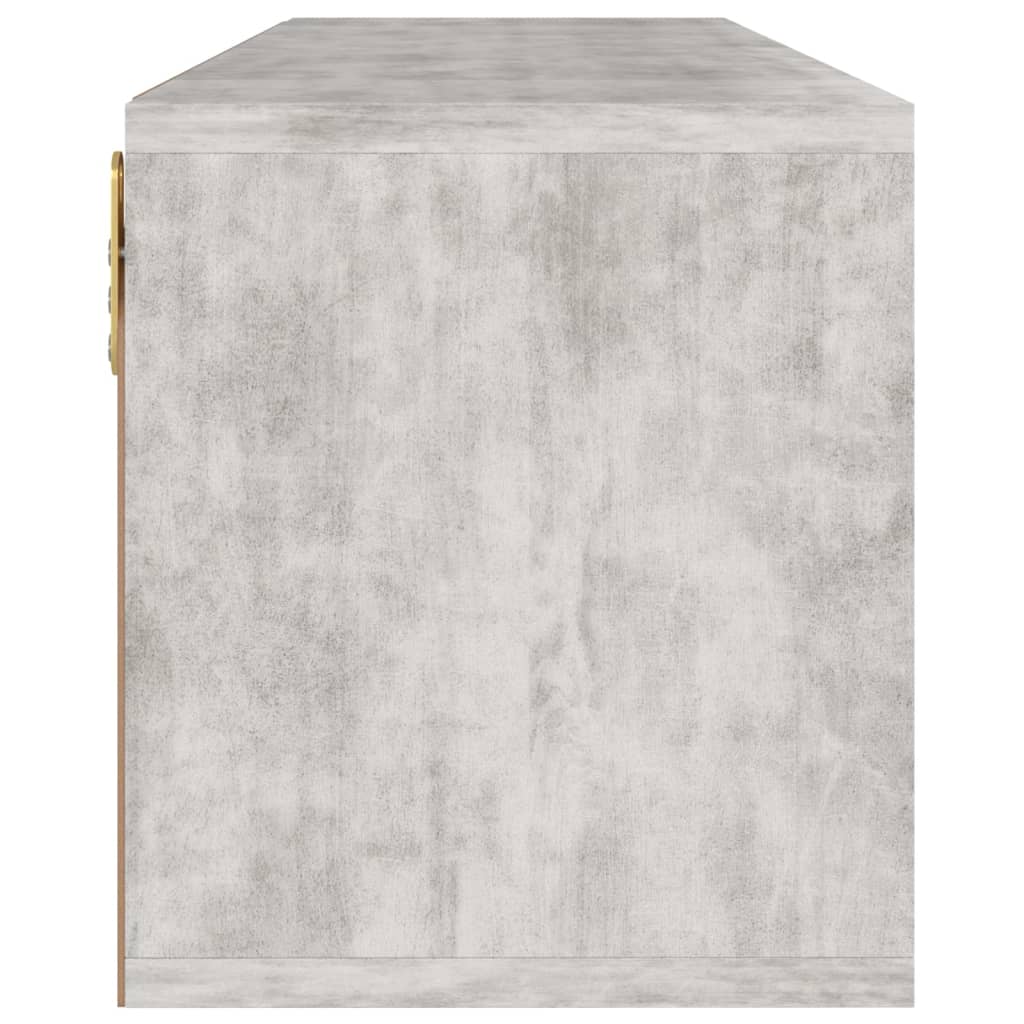 Betonszürke forgácslap tv-szekrény 88,5 x 27,5 x 30,5 cm Betonszürke forgácslap tv-szekrény 88,5 x 27,5 x 30,5 cm
