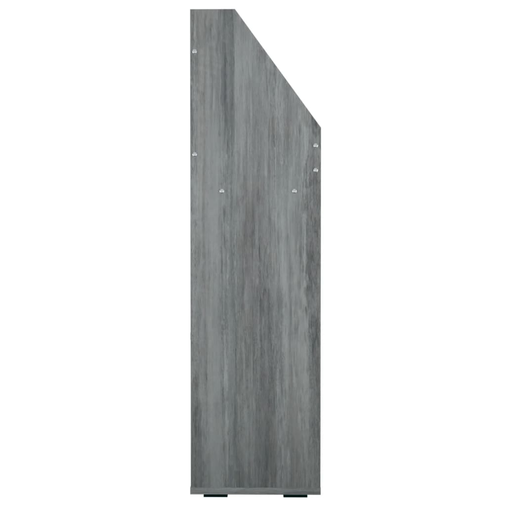 Betonszürke forgácslap gyerek újságtartó 71 x 30 x 114 cm