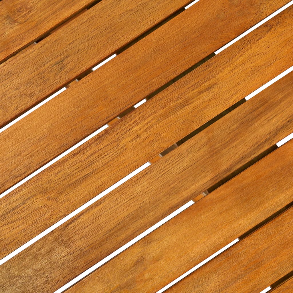 9 részes tömör akácfa kerti étkezőgarnitúra