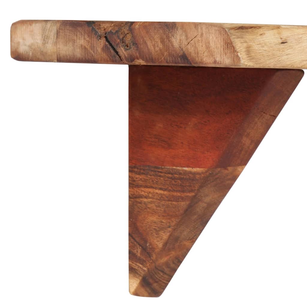 2 darab tömör akácfa falipolc 110 x 20 x 18 cm