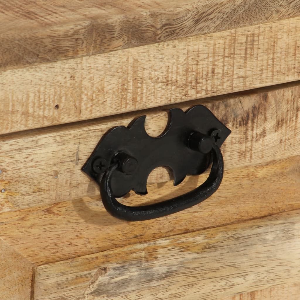 Tömör mangófa cipőtároló pad 85 x 40 x 45 cm