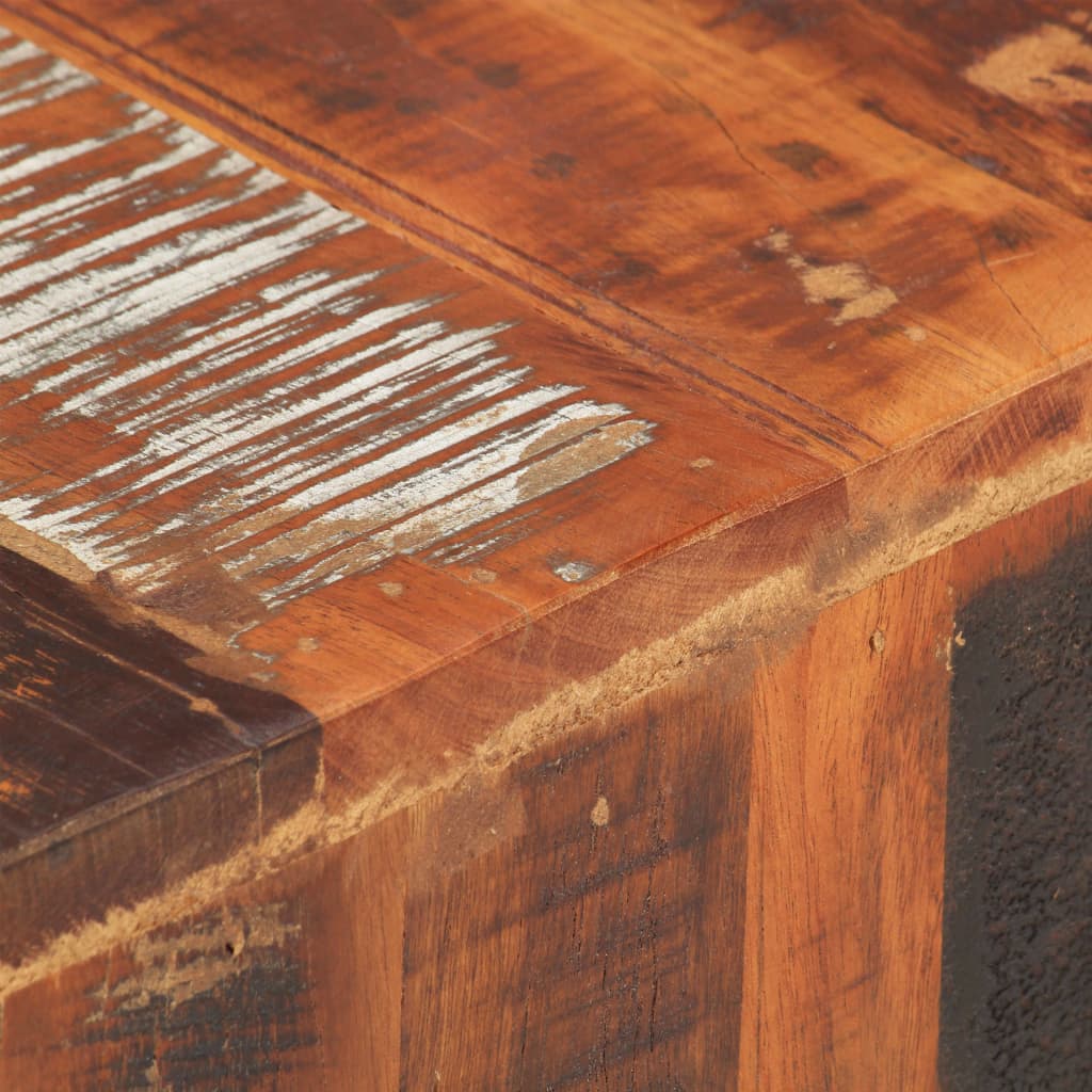 Tömör újrahasznosított fa tv-szekrény 110 x 30 x 40 cm