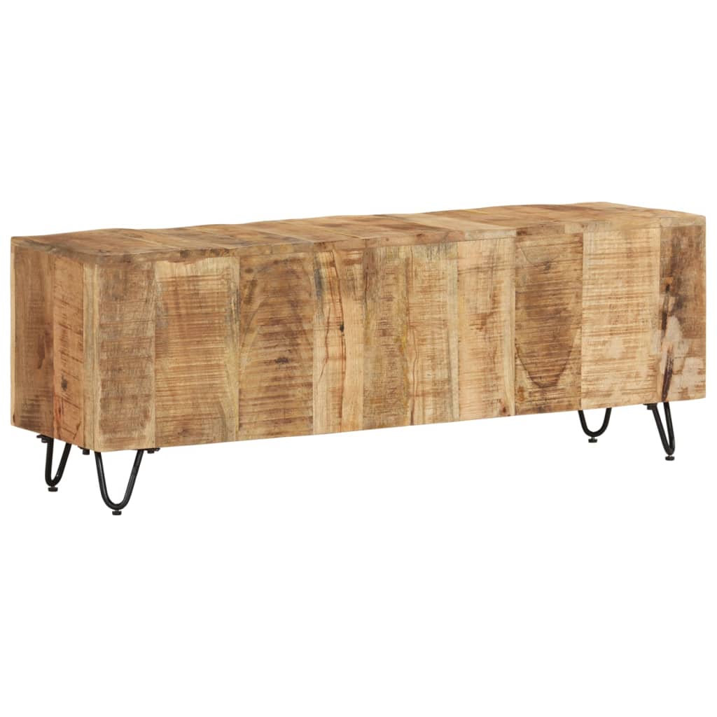 Tömör mangófa tv-szekrény 110 x 30 x 40 cm