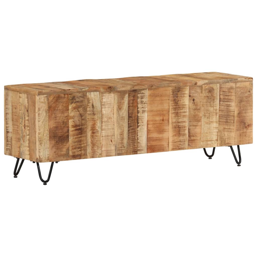 Tömör mangófa tv-szekrény 110 x 30 x 40 cm