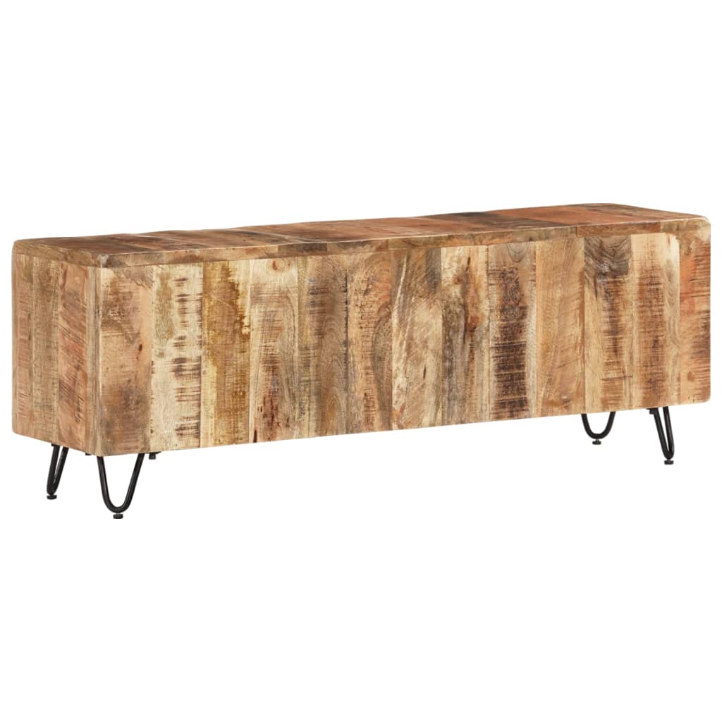 Tömör mangófa tv-szekrény 110 x 30 x 40 cm