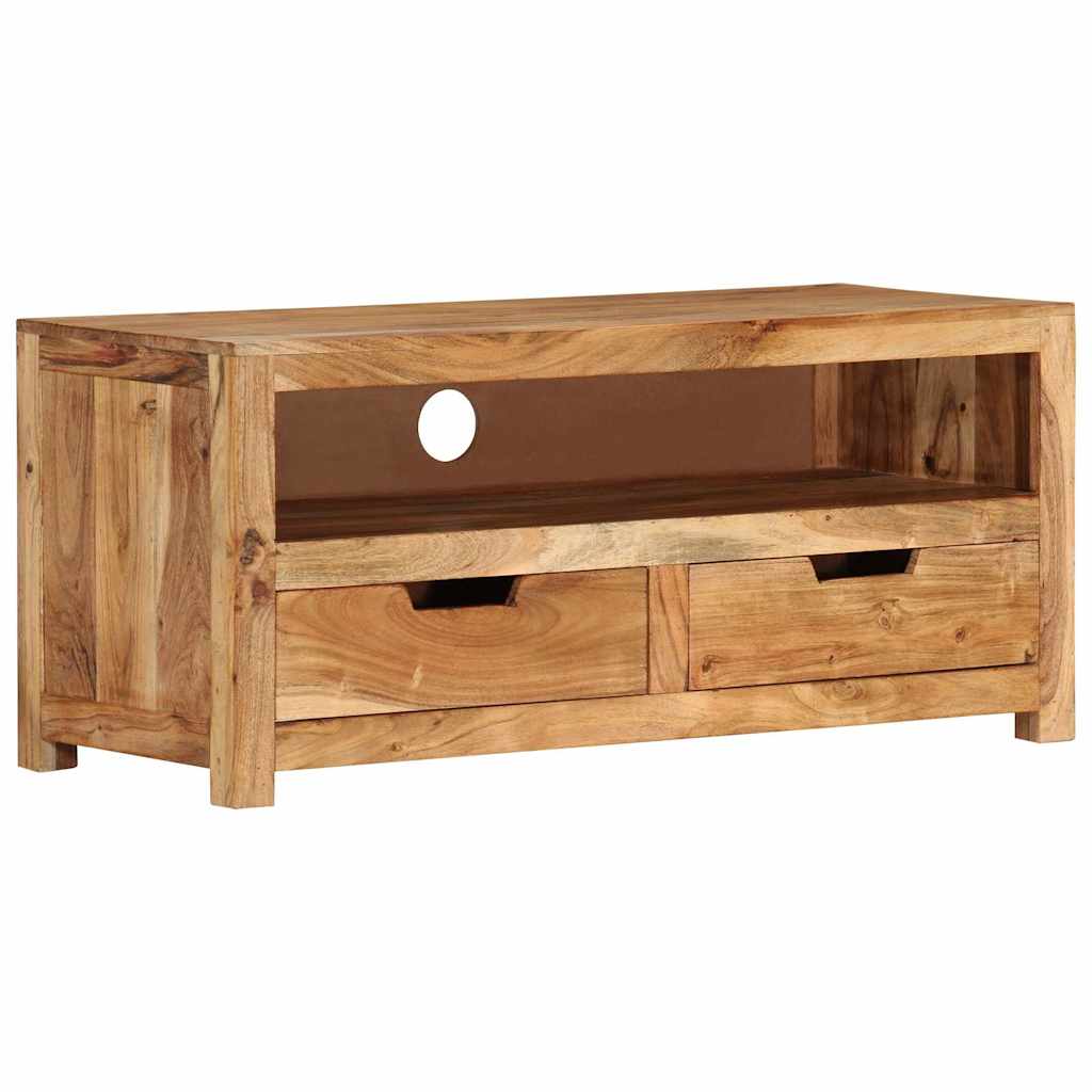 Tömör akácfa tv-szekrény 88 x 35 x 40 cm