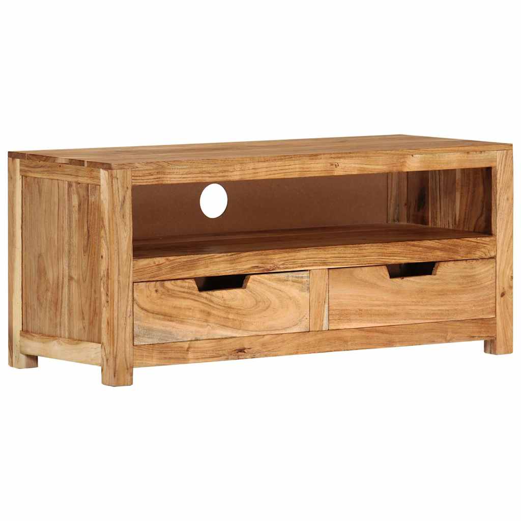 Tömör akácfa tv-szekrény 88 x 35 x 40 cm