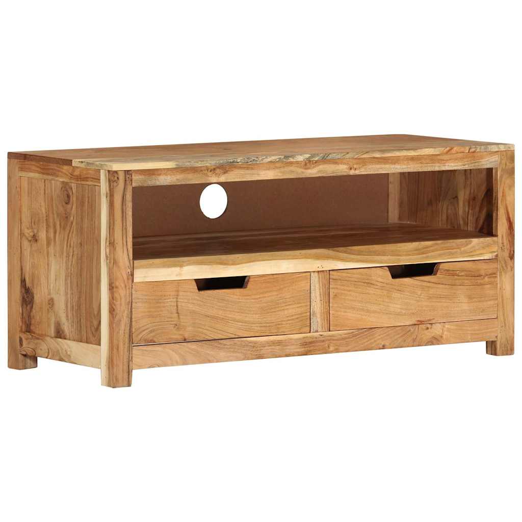 Tömör akácfa tv-szekrény 88 x 35 x 40 cm