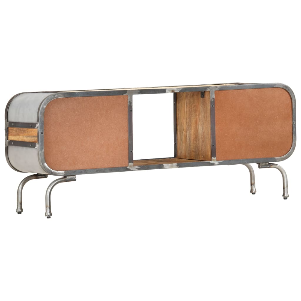 Tömör mangófa tv-szekrény 110 x 30 x 42 cm