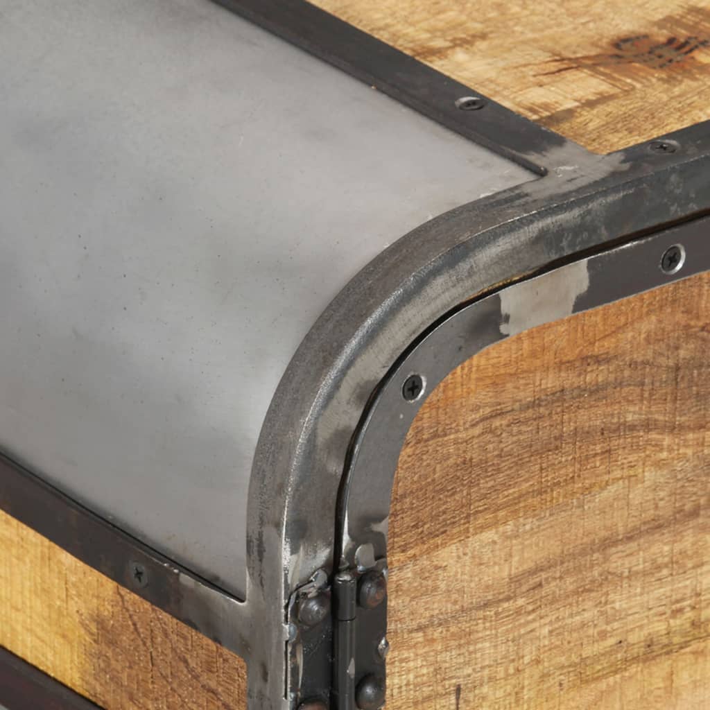 Tömör mangófa tv-szekrény 110 x 30 x 42 cm