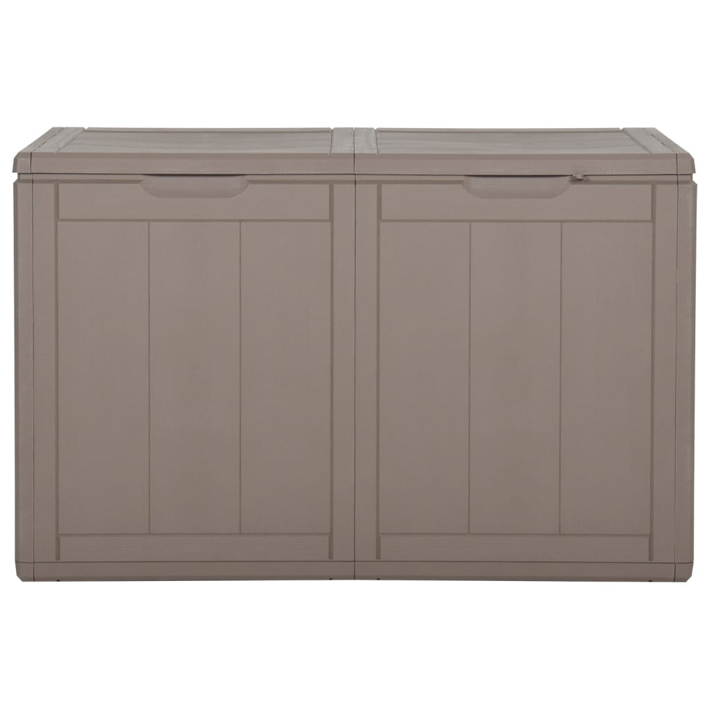 Barna pp rattan kerti tárolóláda 180 l Barna pp rattan kerti tárolóláda 180 l